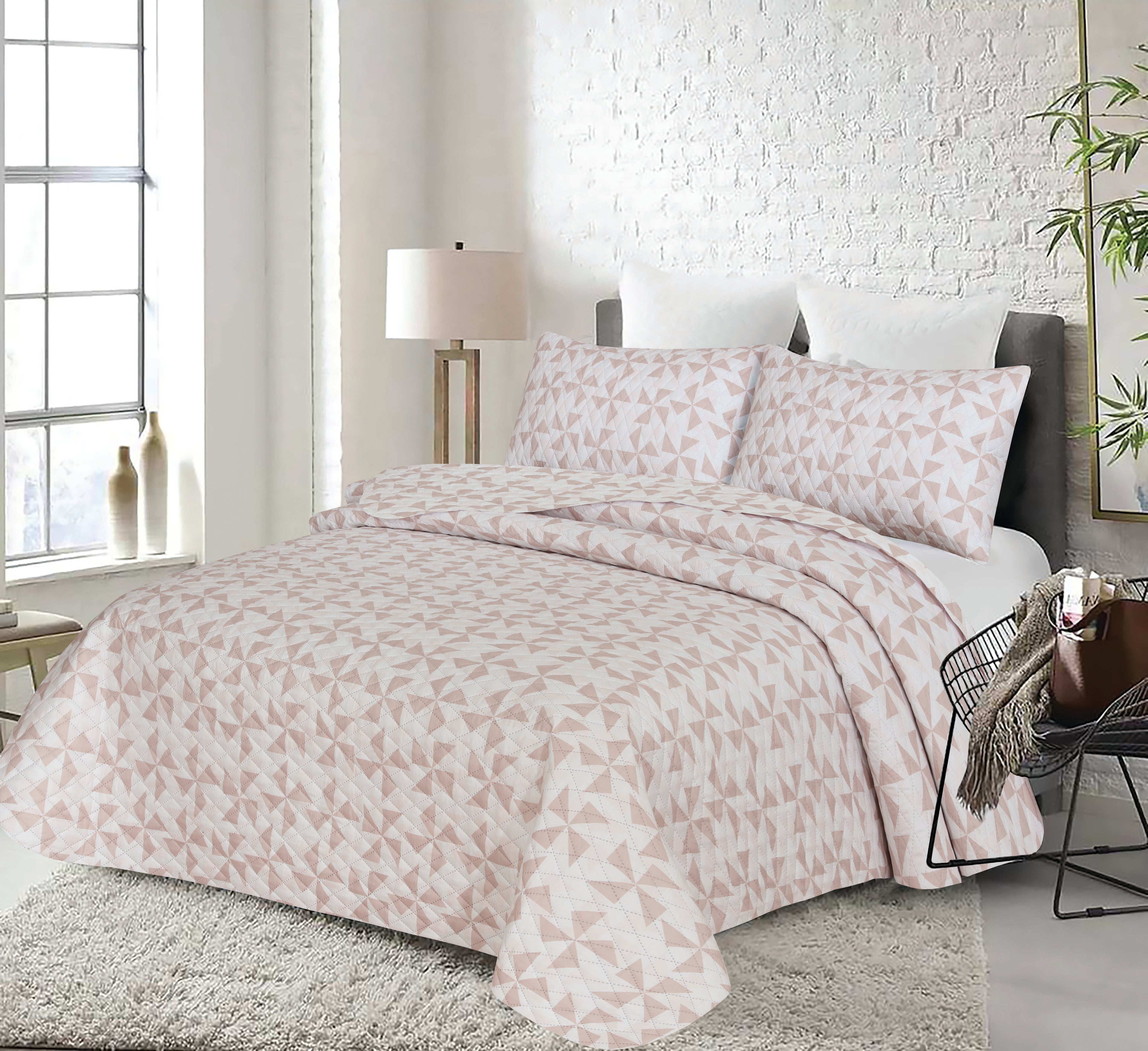 Geometric Mosaic Bedspread