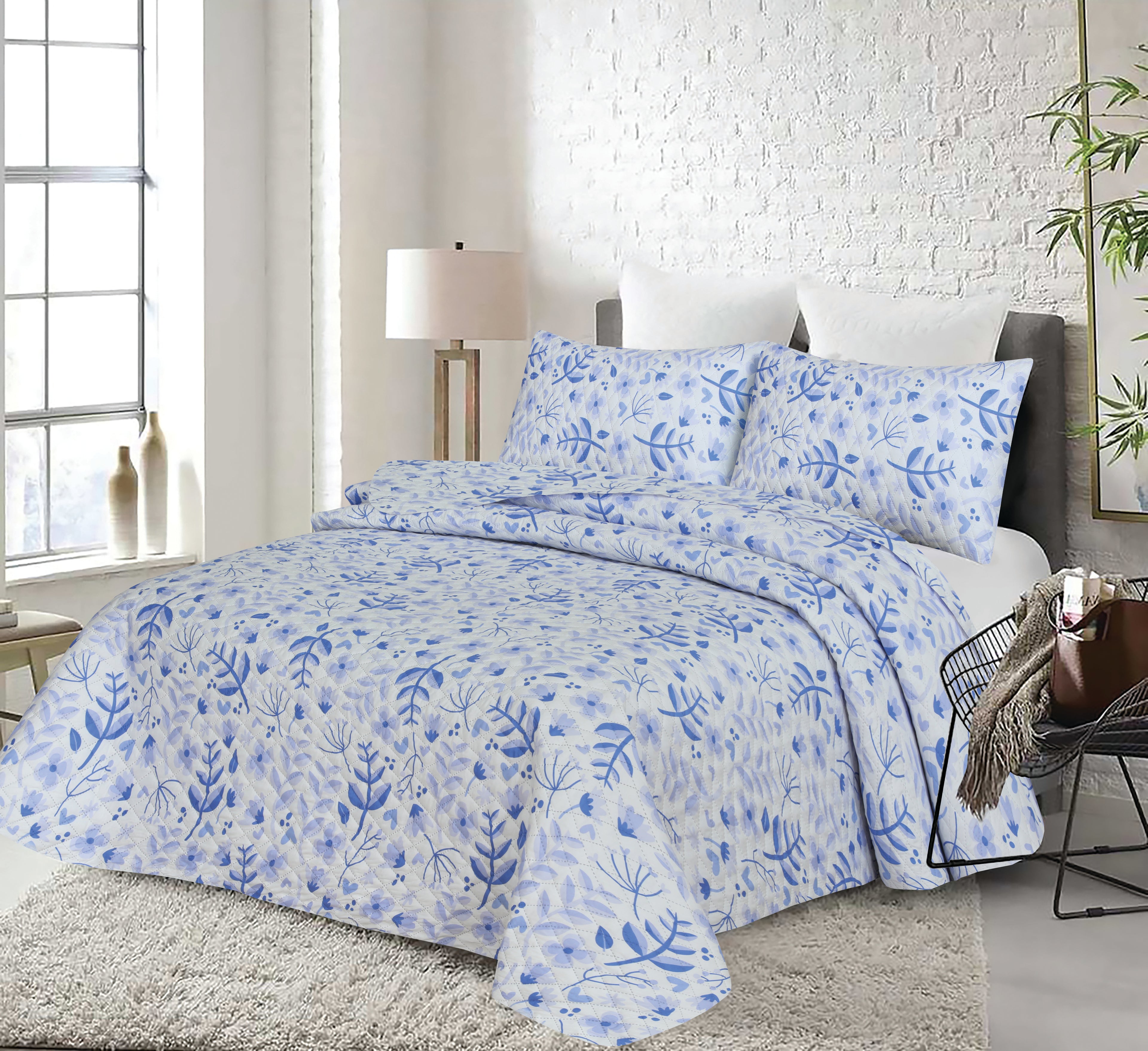 Azure Meadow Bedspread