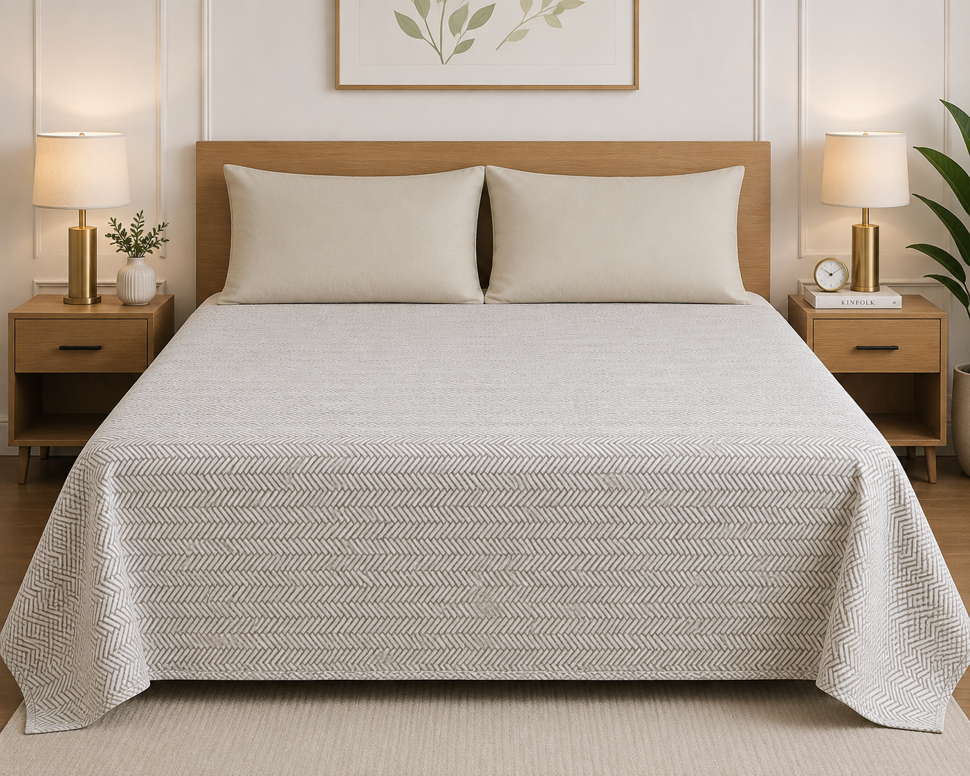 Zipper strips bedsheet set