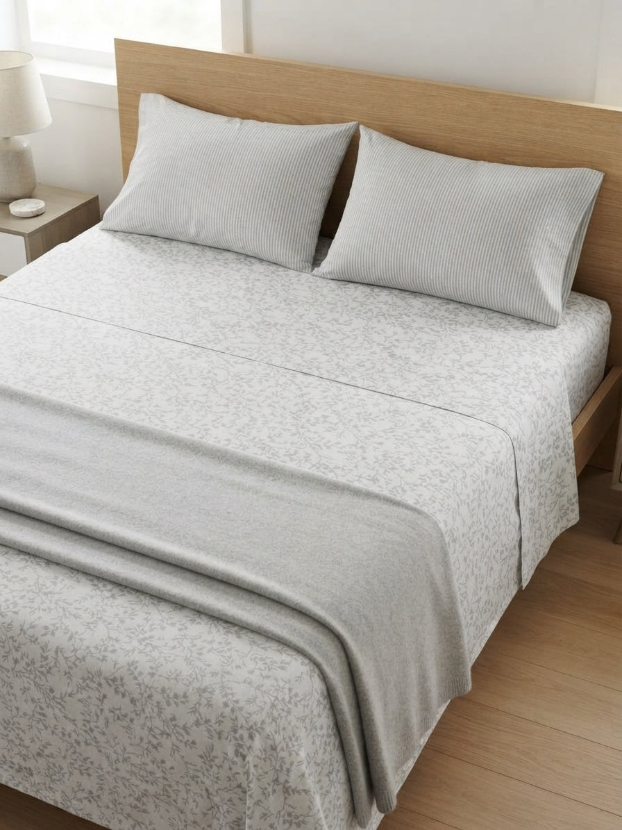 Dusty Rose Botanical bedsheet set