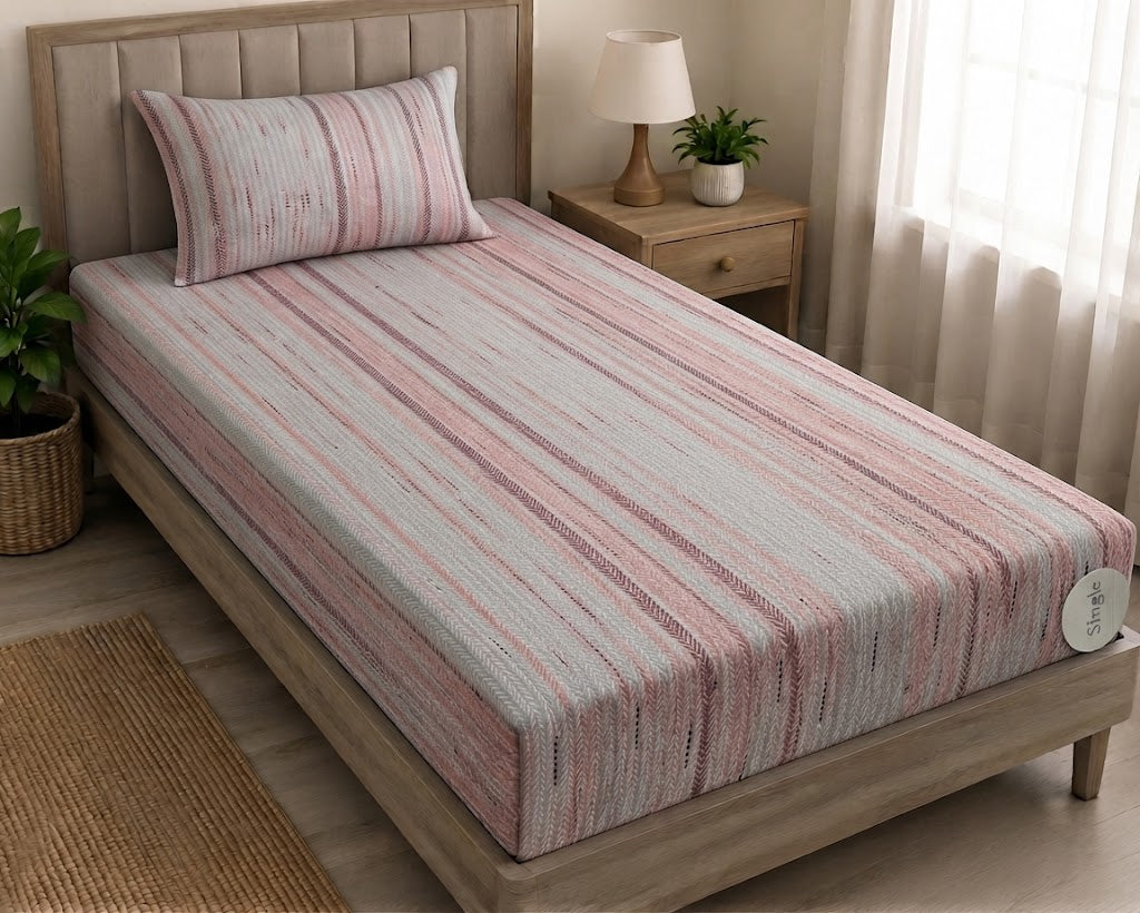 Ethereal Stripe Cotton Blend Set